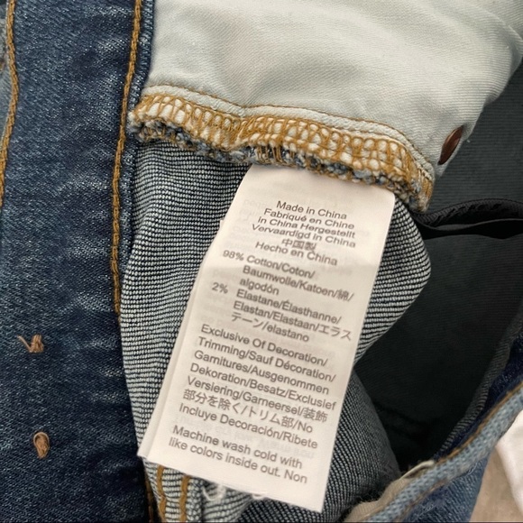 MADEWELL High-Rise Denim Shorts in Glenoaks Wash: Cutoff Edition - Picture 7 of 8